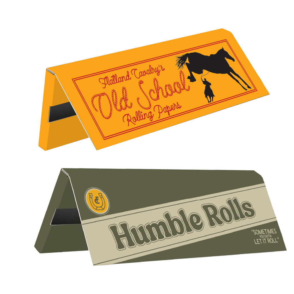 Rolling papers for hand-rolled cigarettes or tobacco products.