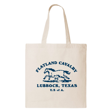 Flatland Cavalry Horse Tote Bag