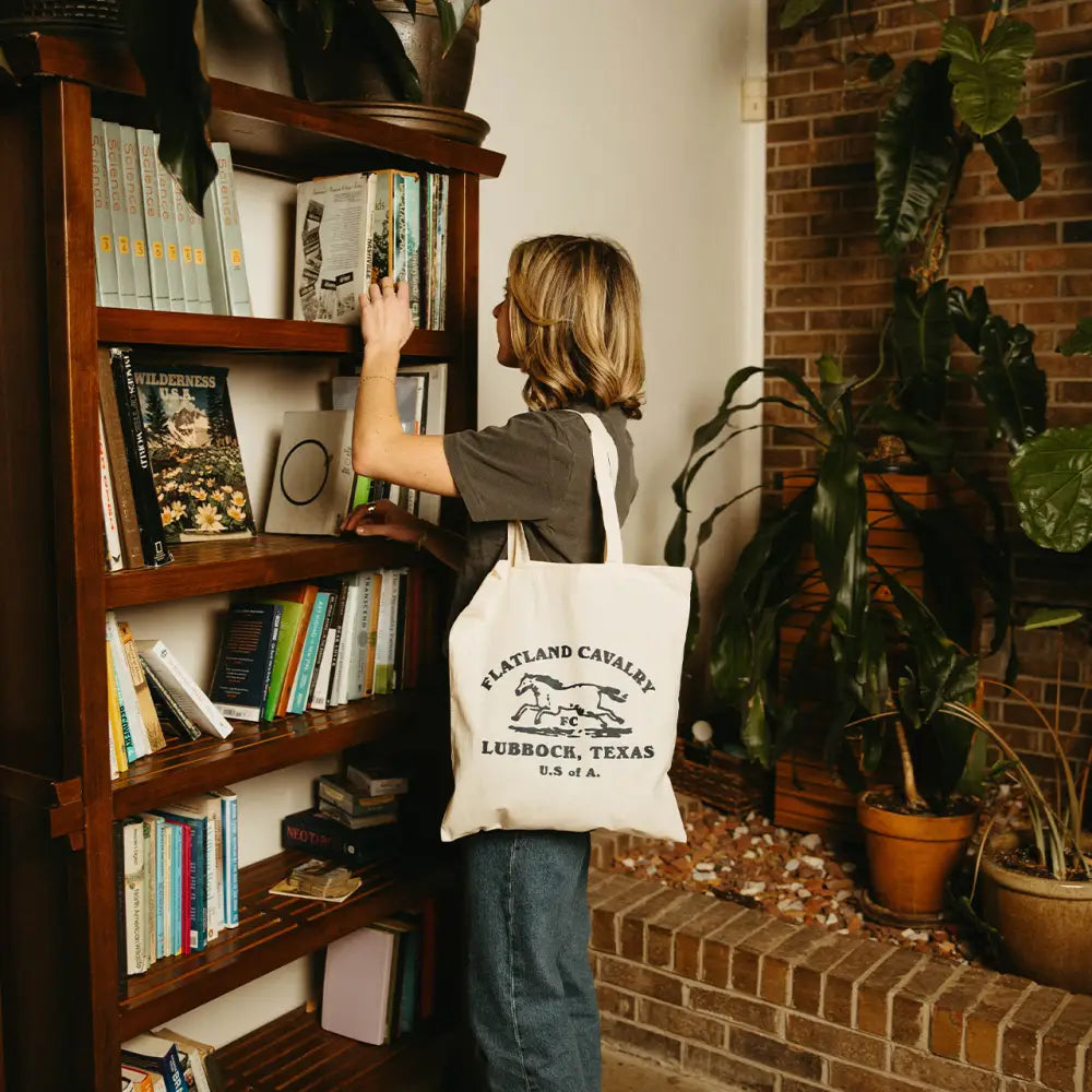 Canvas tote bag.